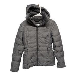 THE NORTH FACE 550 Down Fill Puffer Gotham Jacket Gray (Women's XS)